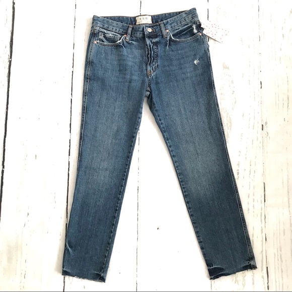 NWT Free People Slim Boyfriend Jeans - Picture 4 of 7